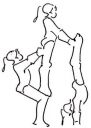 Oberschenkelstand-Handstand
